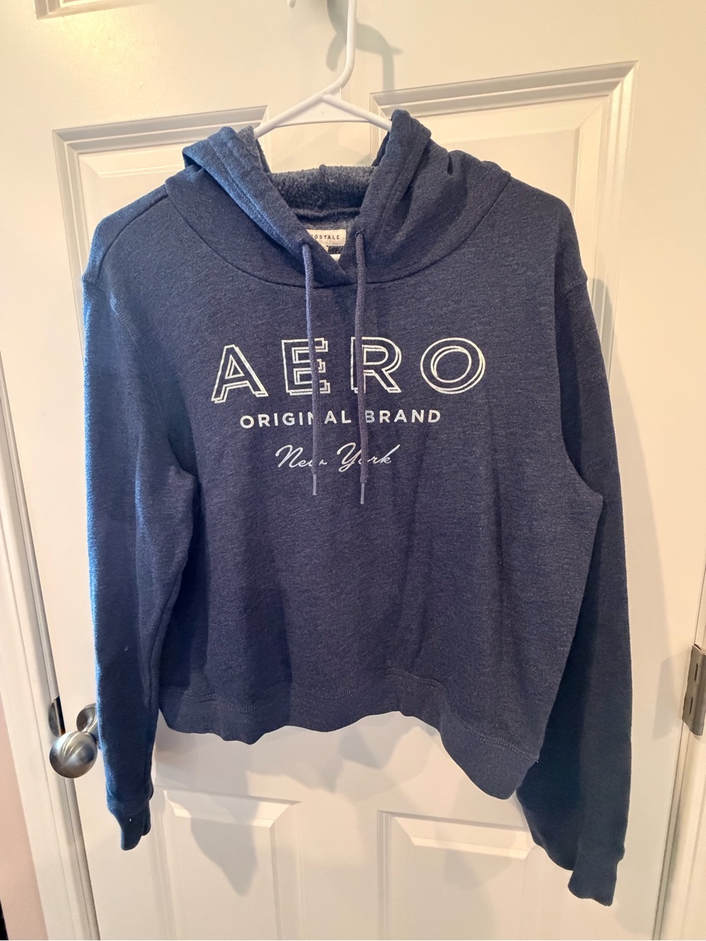 Aéropostale Blue Hoodie Size Large